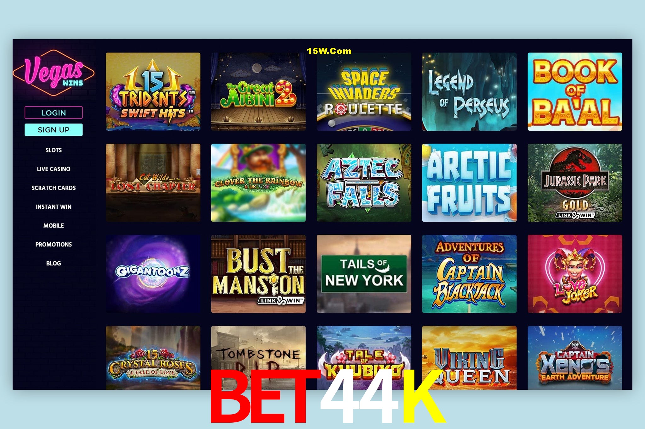 Experiência VIP Bet44K